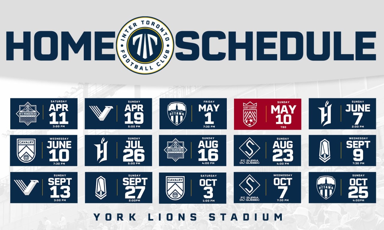 Home Games Schedule