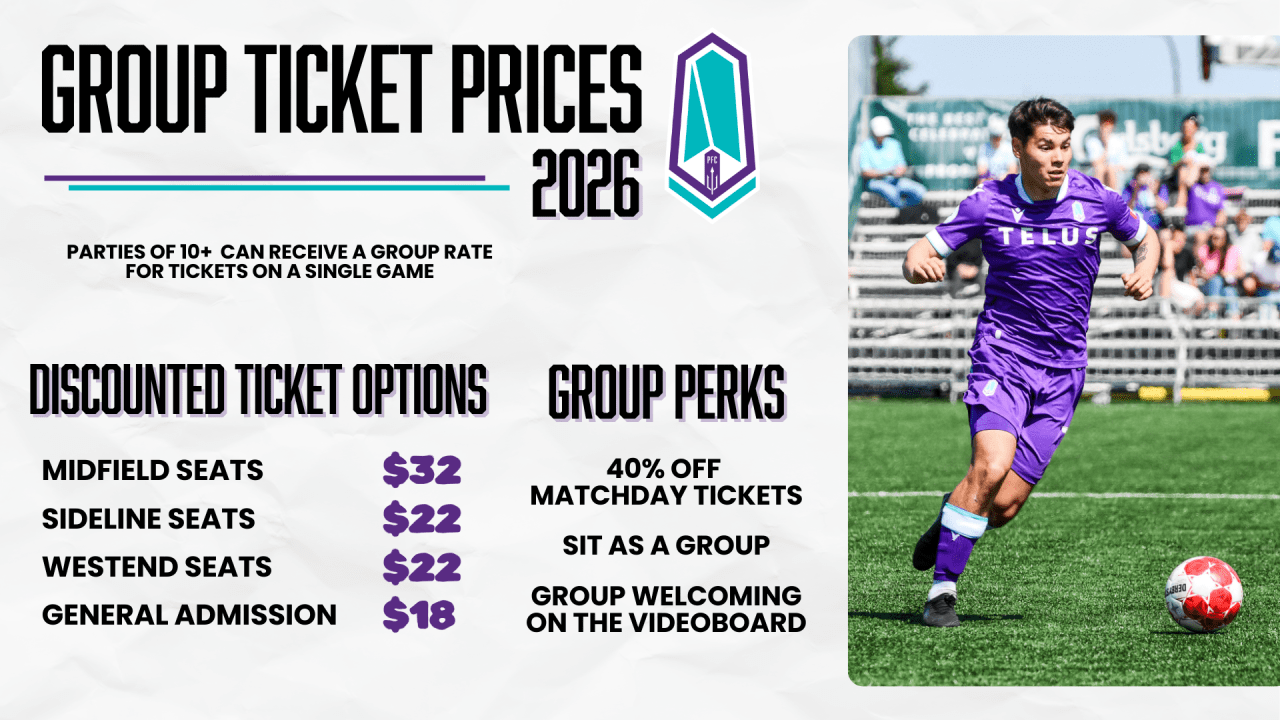 group ticket prices