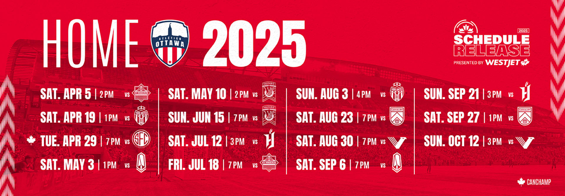 Home 2025 Schedule