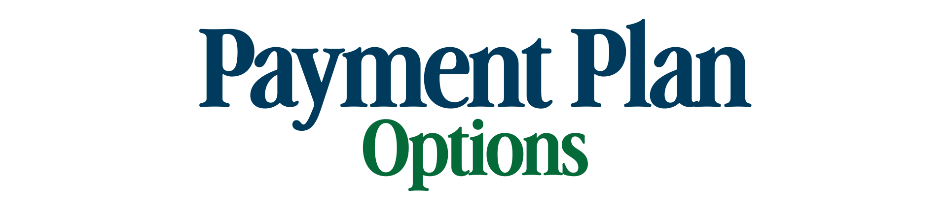 Payment Plan Options