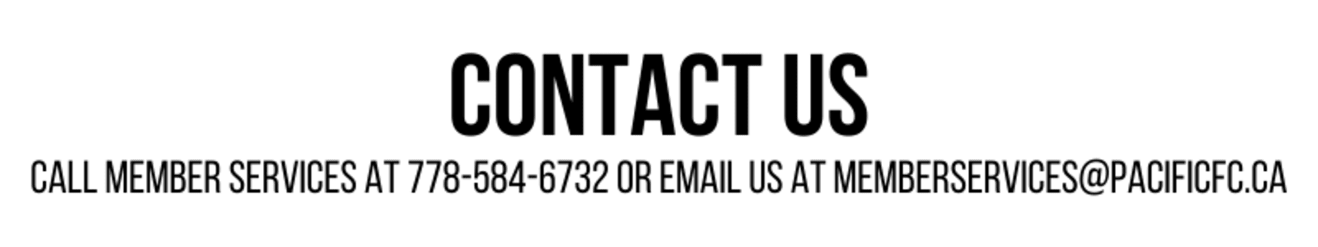 contact us