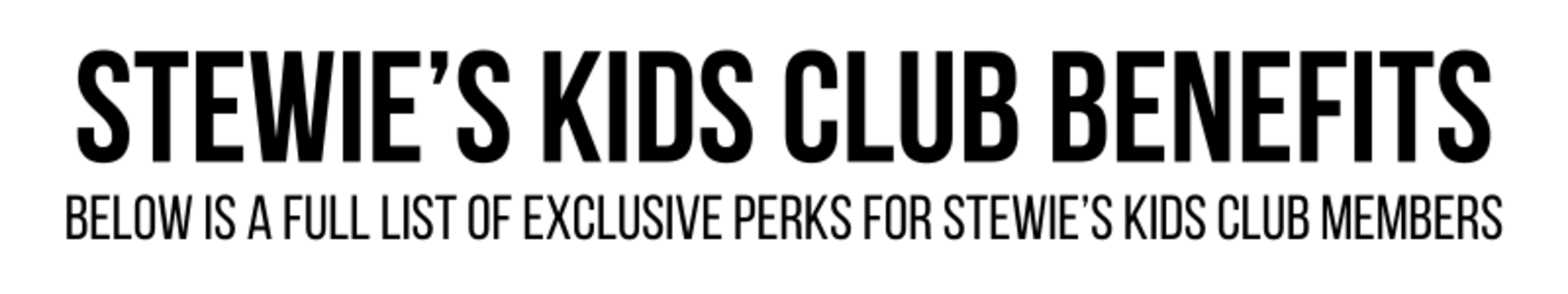 kids club benefits
