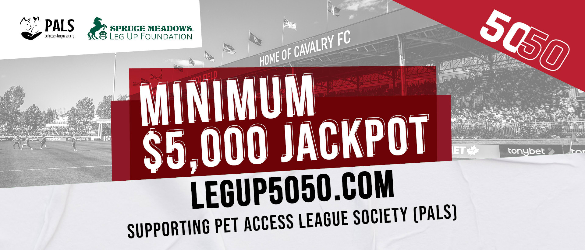 Cavalry FC Leg Up 5050 Raffle