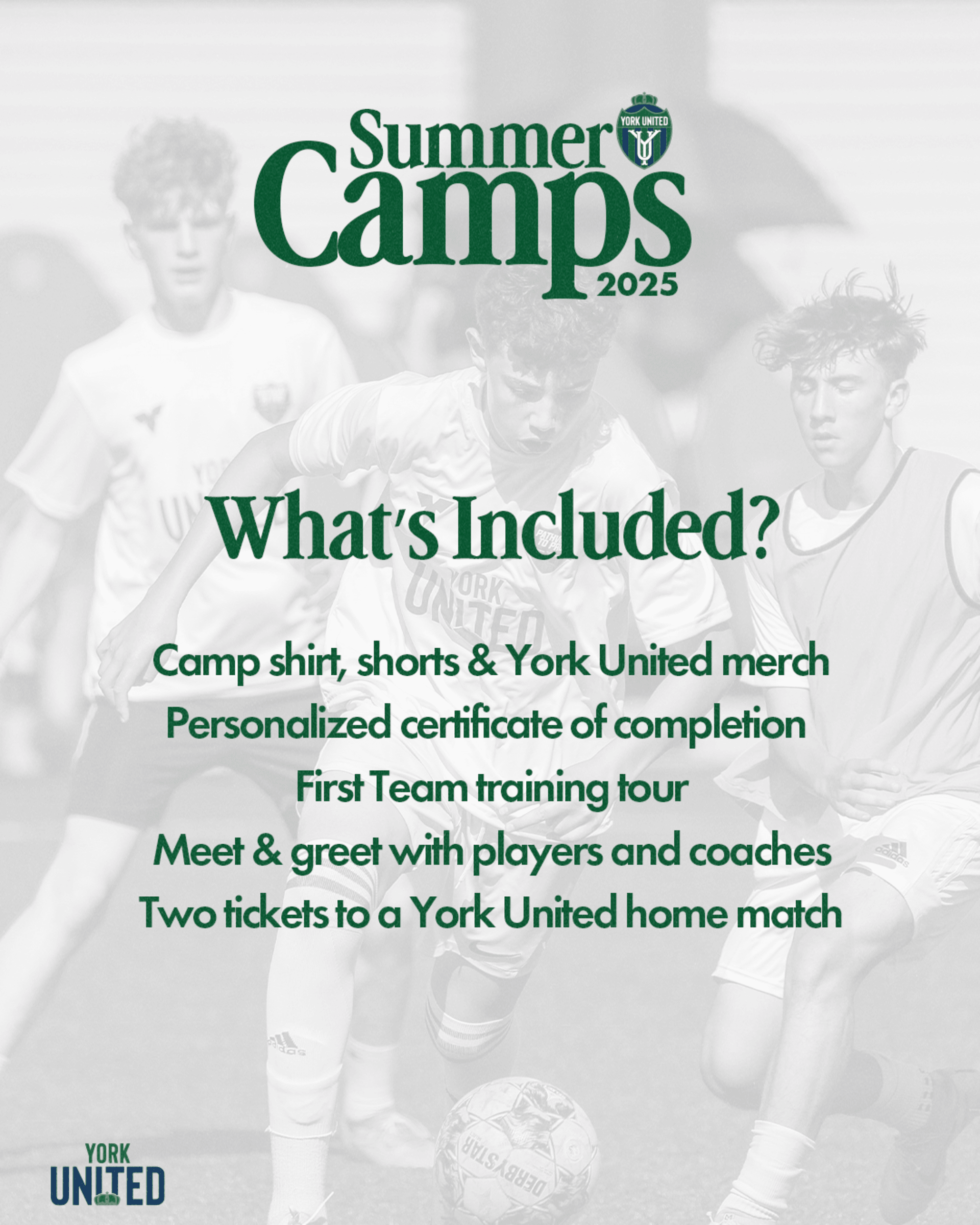 Summer Camps 2025 York United
