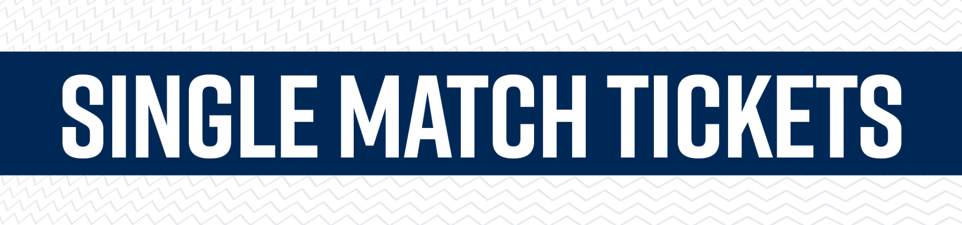 Single Match Tickets