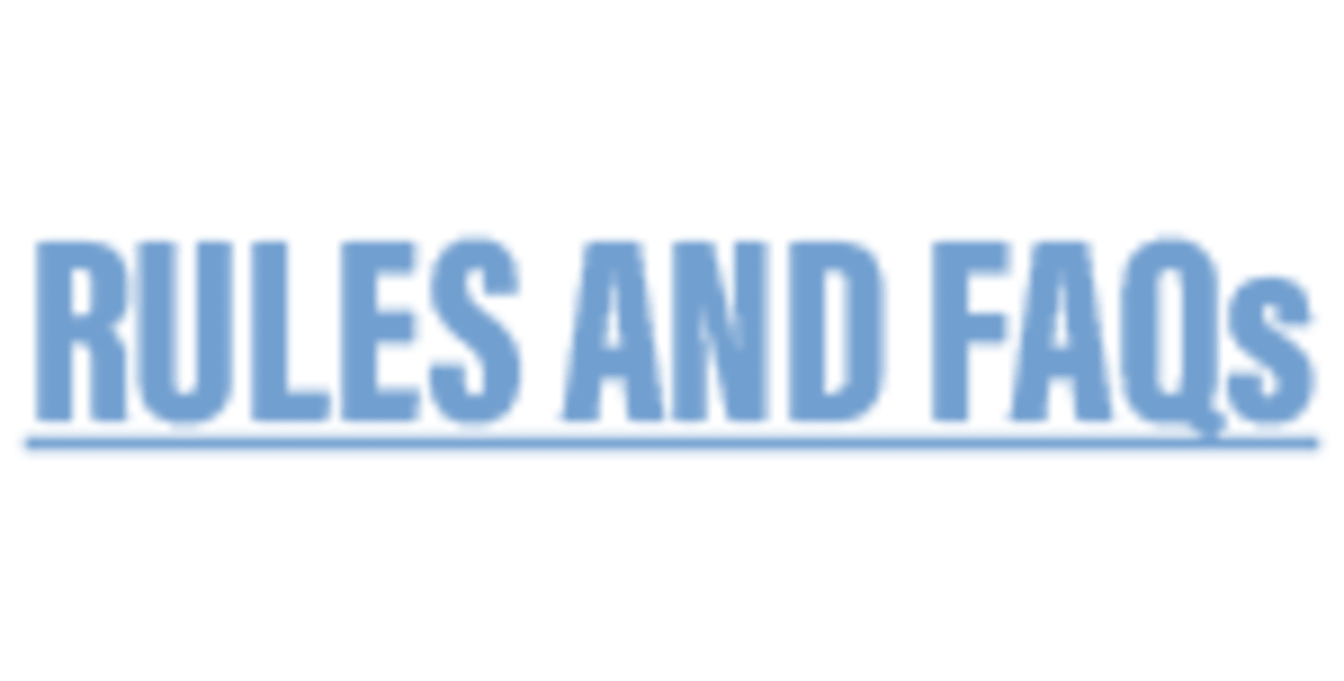 Rules and FAQ