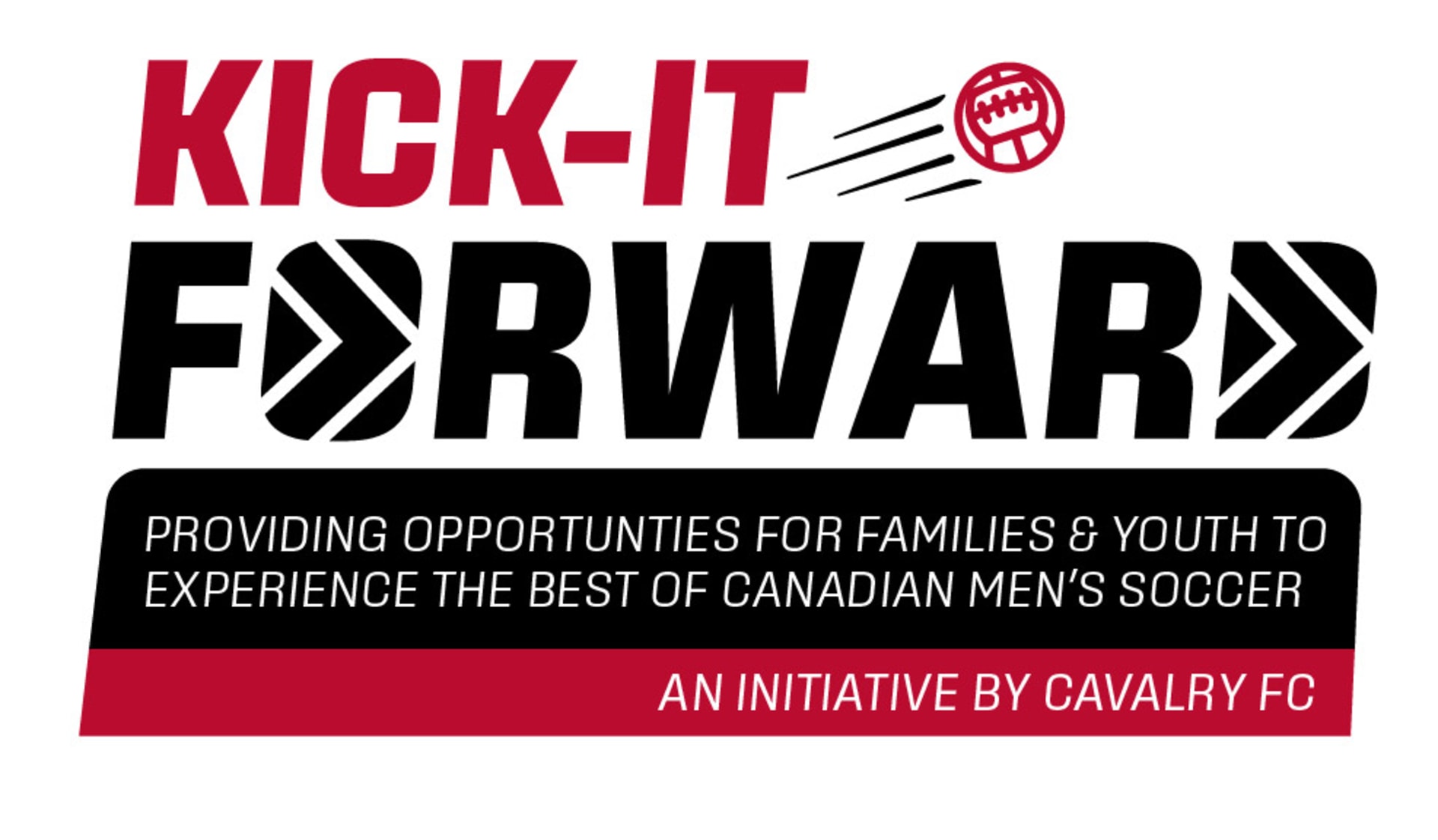 Cavalry FC's Kick It Forward Logo