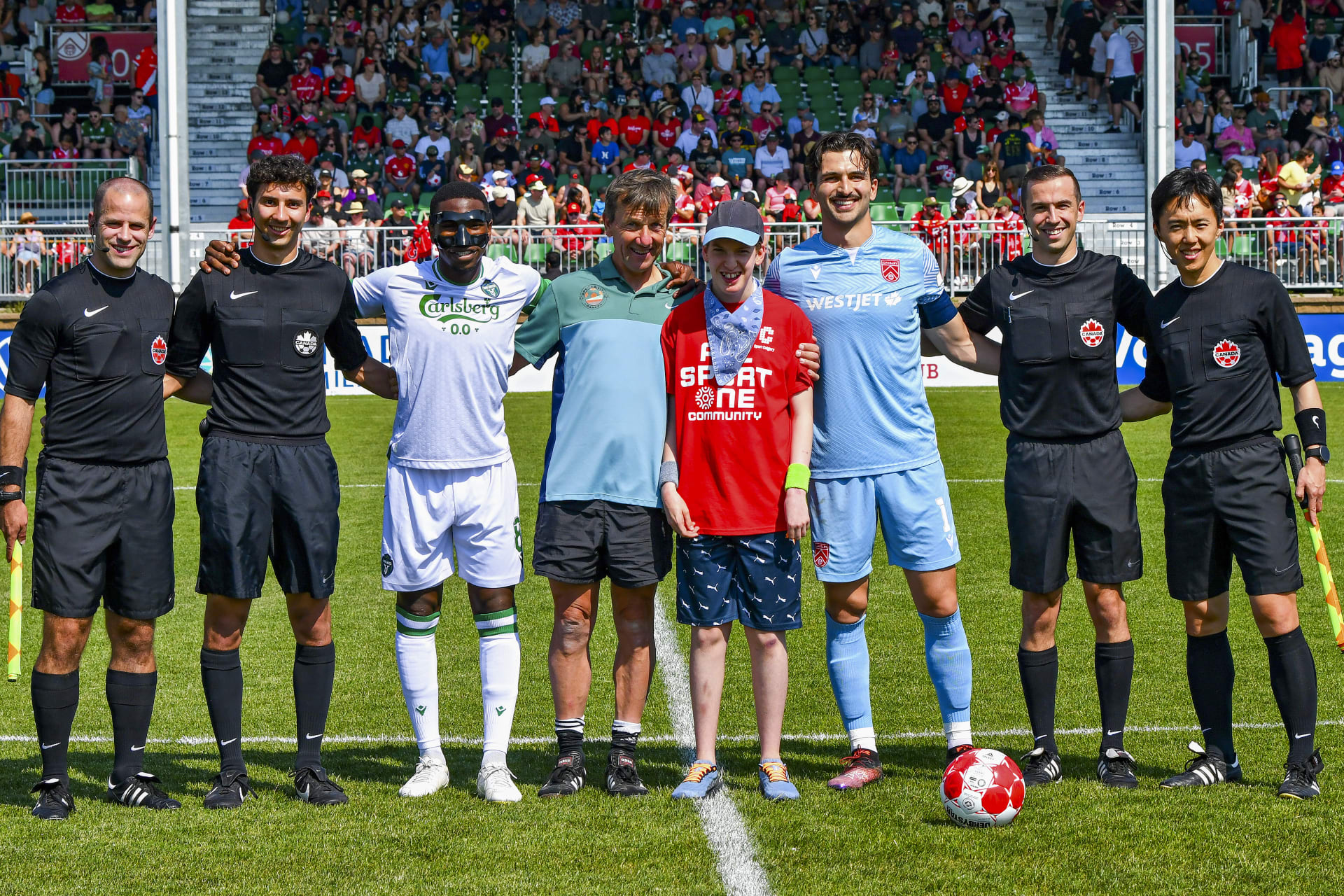 Coin Toss with Soccability KId