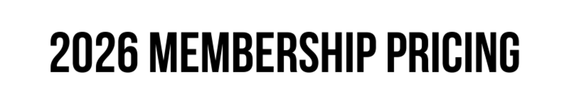 membership pricing