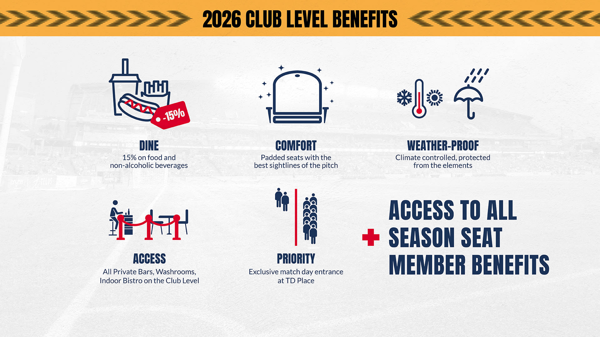 Club Level Benefits