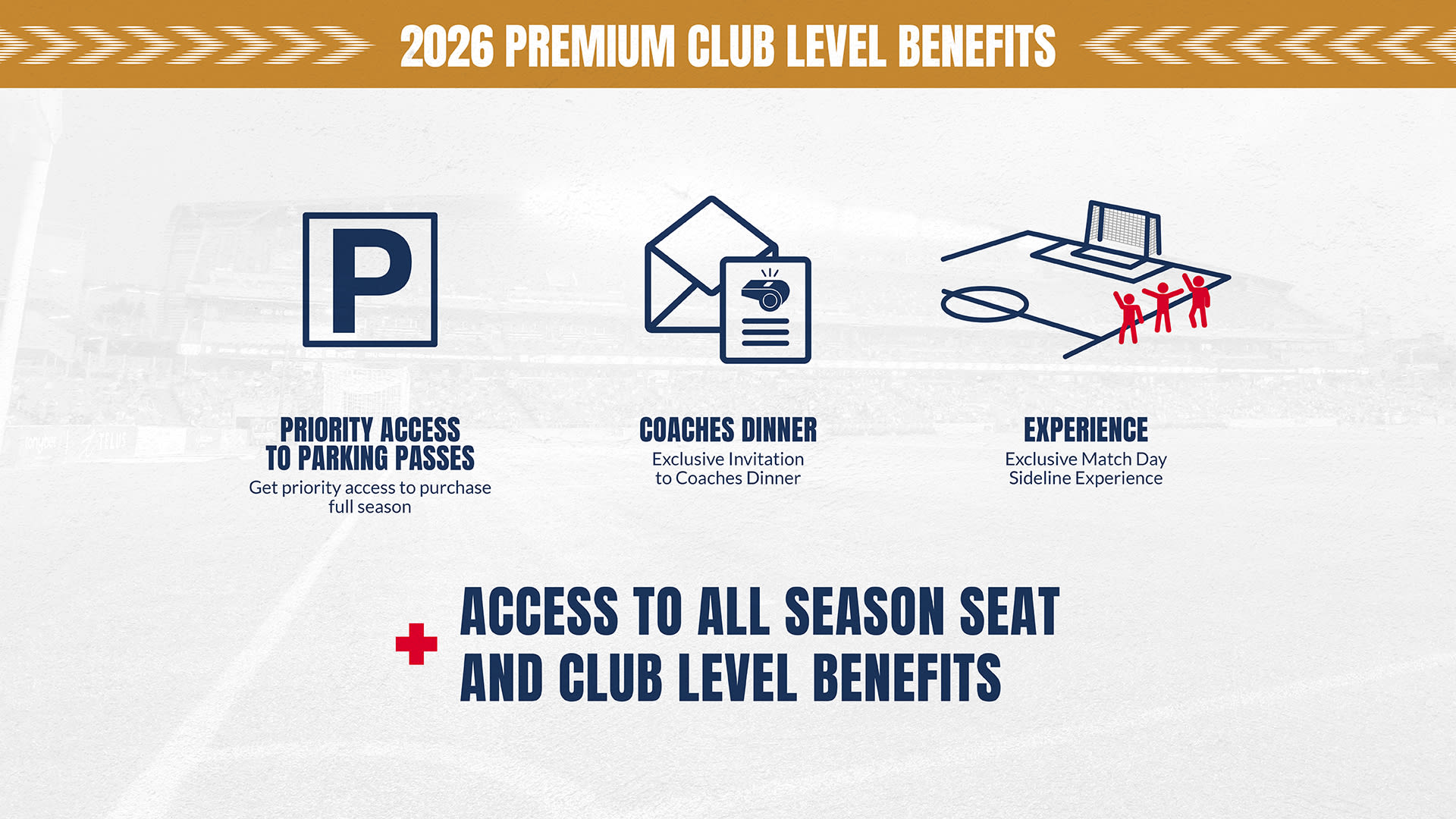 Premium Club Level Benefits