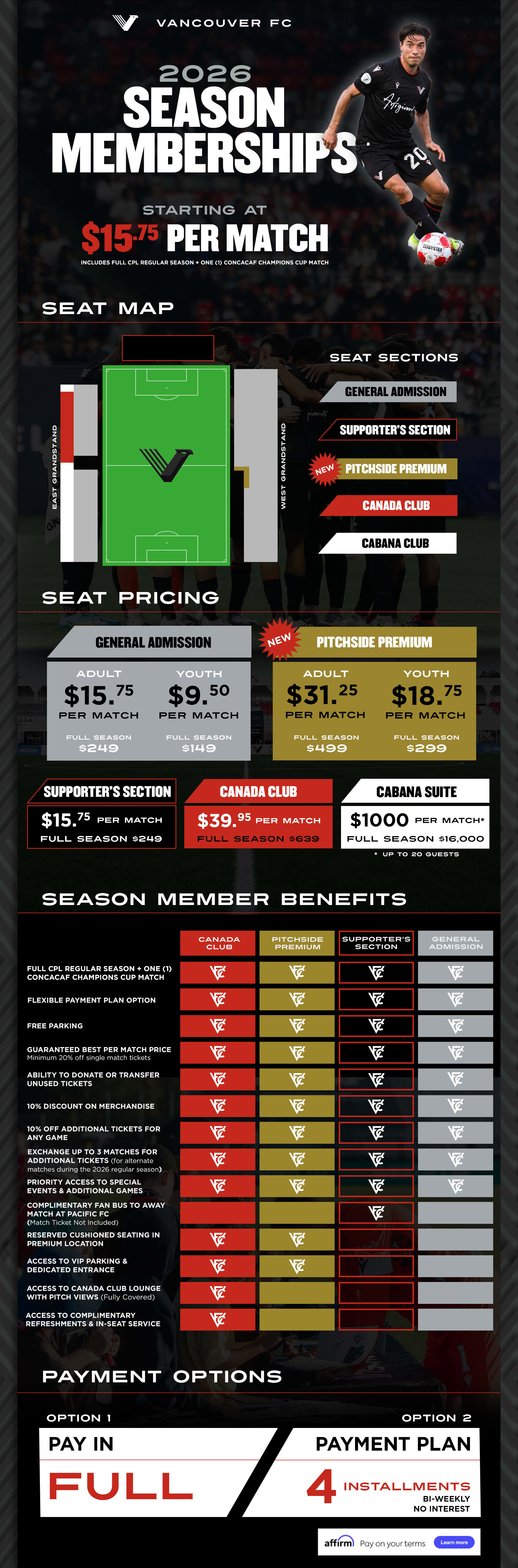 2026 Season Memberships