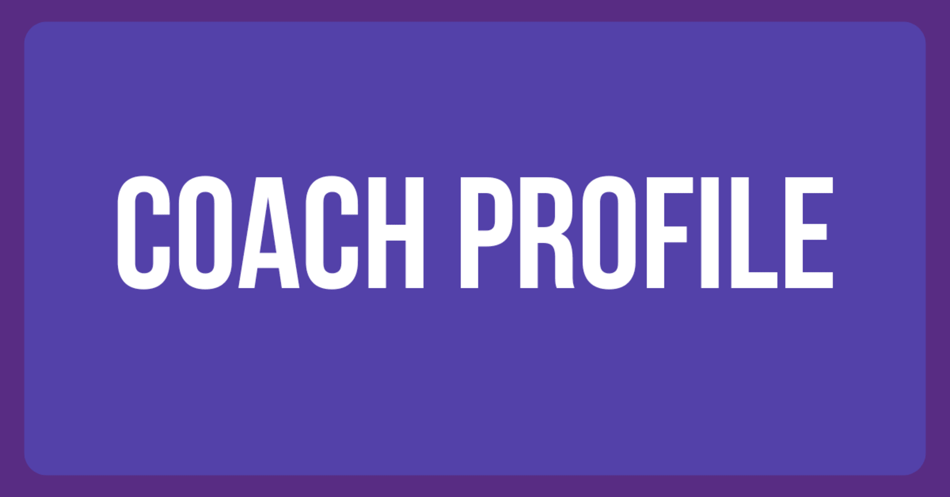 coach profile