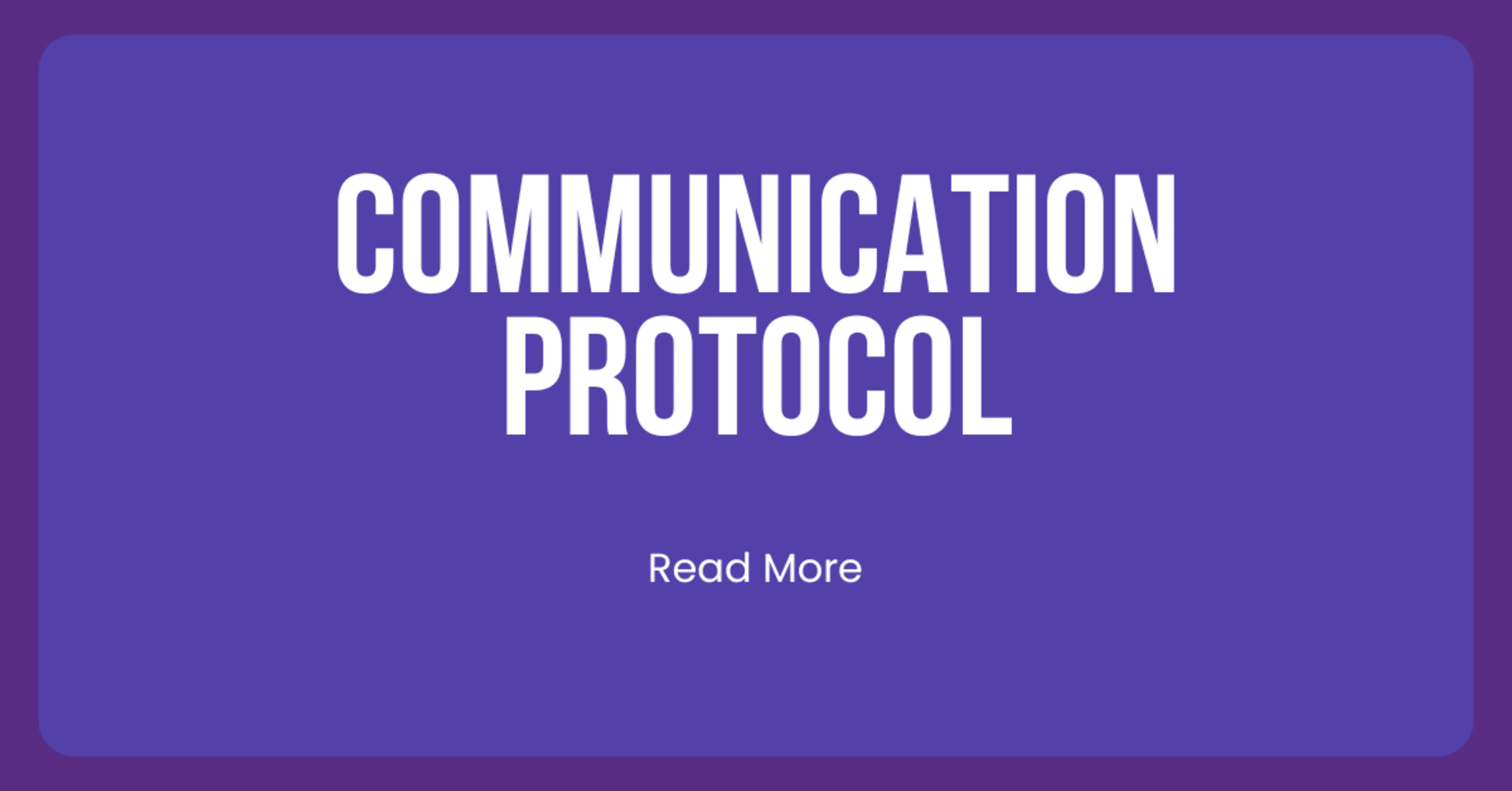 communication protocol