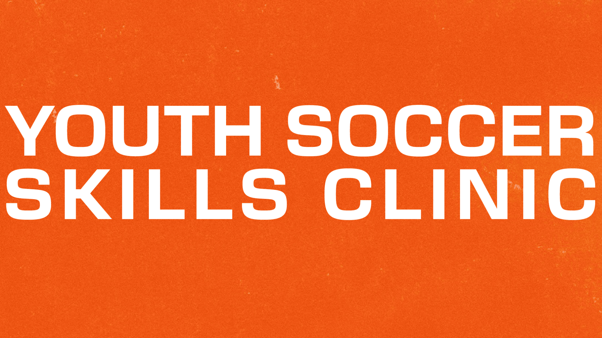 Youth Soccer Skills Clinic