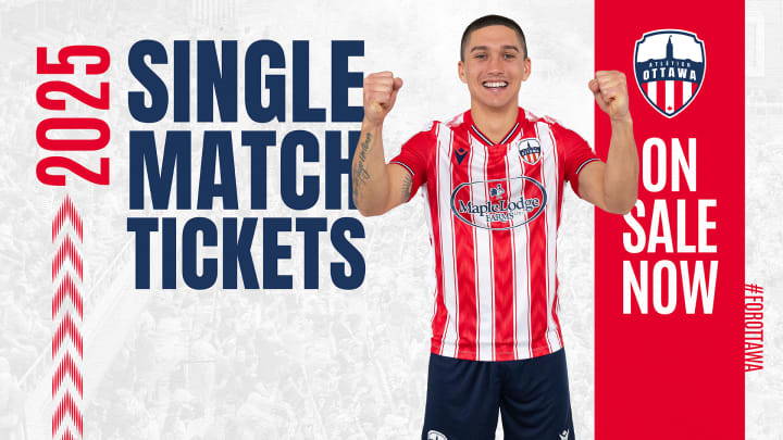 2025 Single Match Tickets On Sale Now