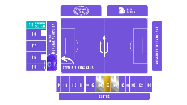 kids club stadium map