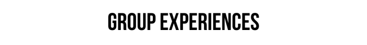 group experiences header