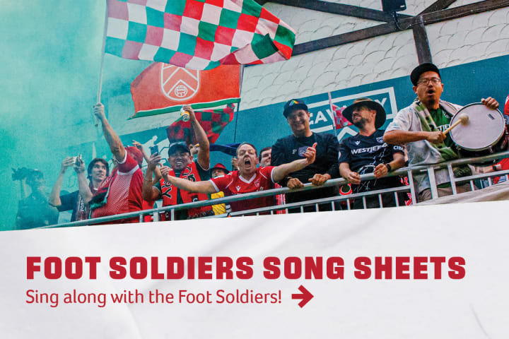 Foot soldier song sheets