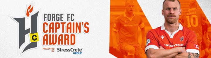 Forge FC Captain's Award Presented by StressCrete Group
