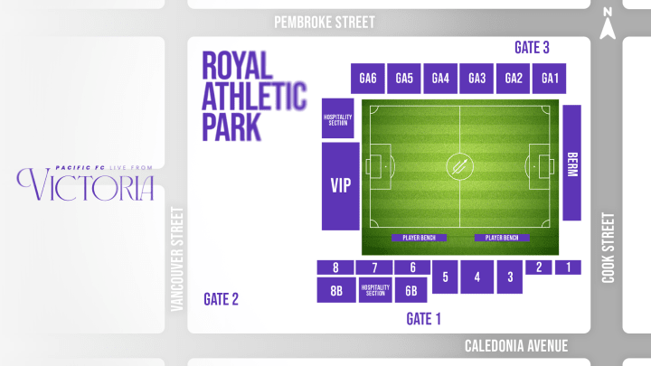 rap stadium map