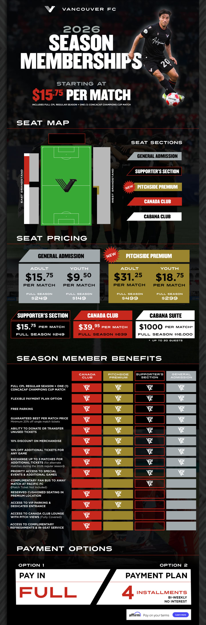 2026 Season Memberships