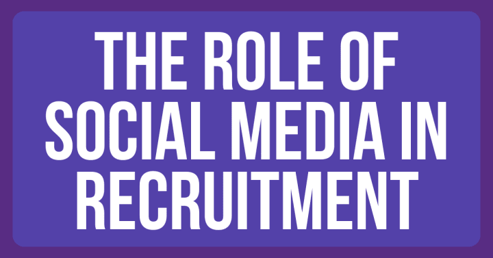 the role of social media in recruitment