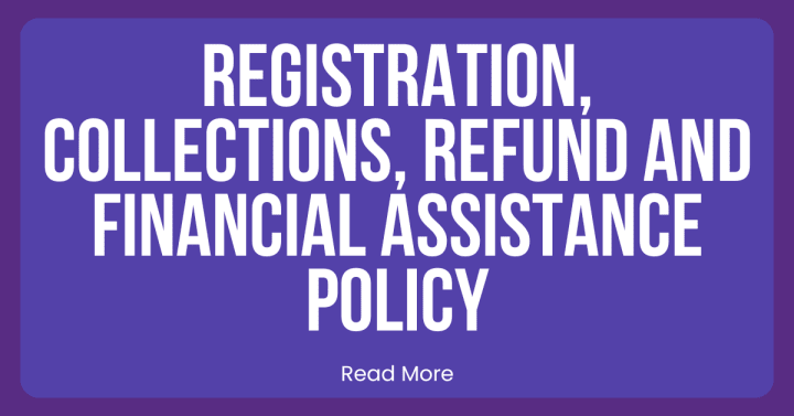 Registration, collections, refund, financial assistance