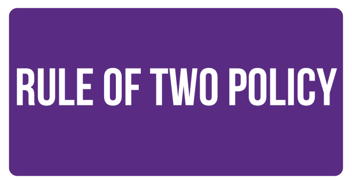 rule of two policy