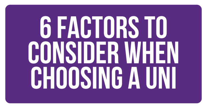 six factors to consider