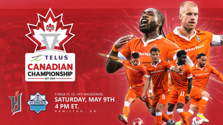 Forge vs HFX Wanderers Saturday May 9th 4 PM